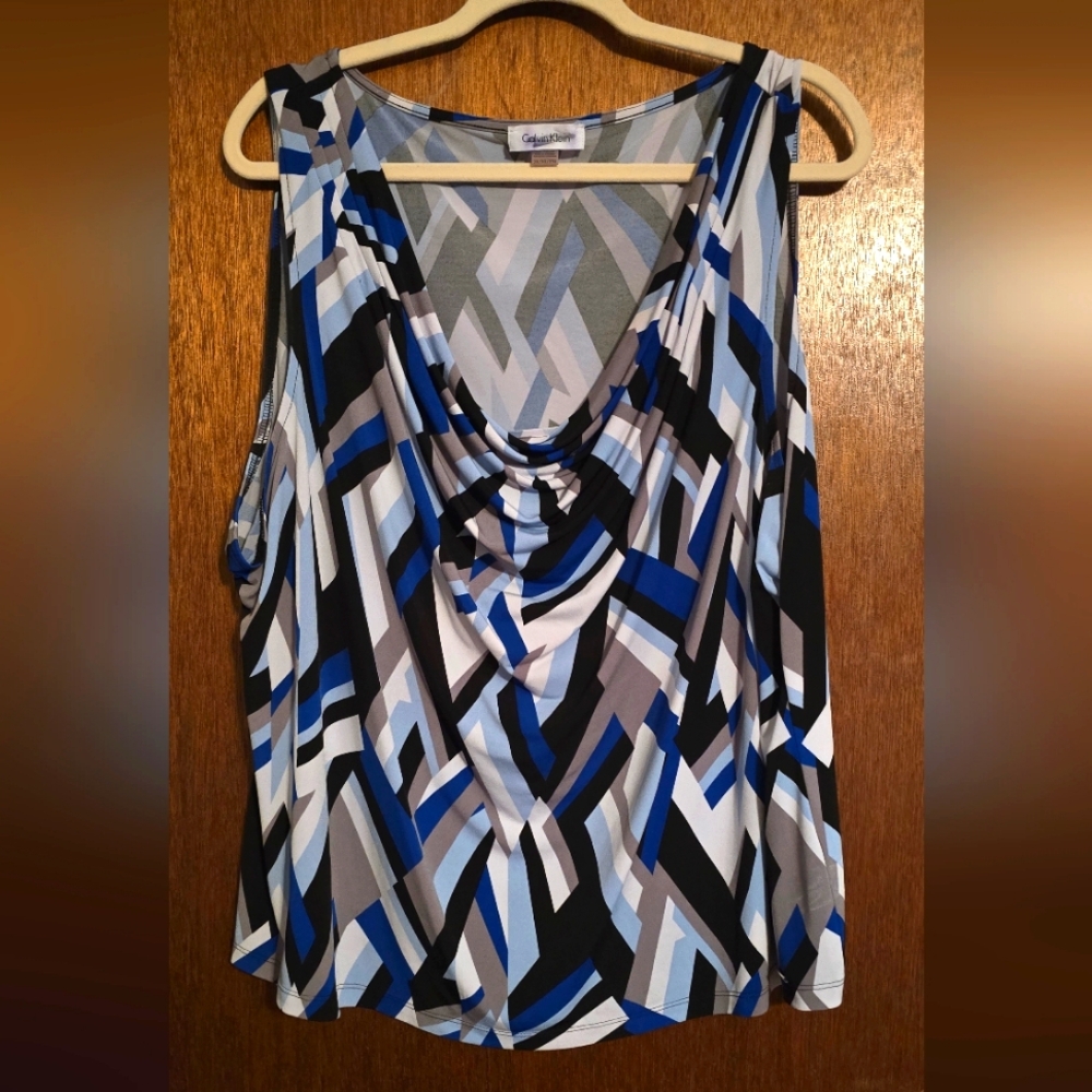 Calvin Klein Cowl Neck Blouse 3XL